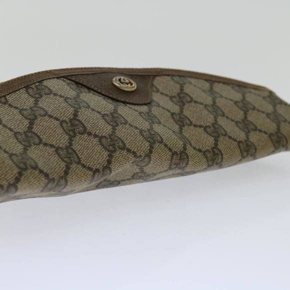 GUCCI GG Supreme Clutch Bag PVC Beige 89 02 503 Auth 68509 - Picture 6 of 16
